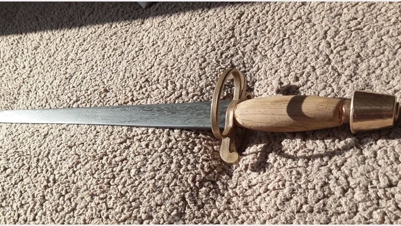 Andrew Braund, Damascus sword