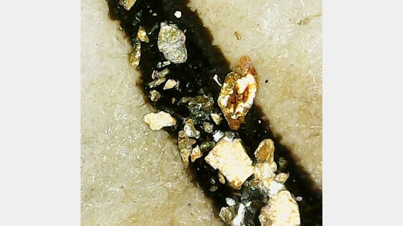 Using the USB microscope, we discovered traces of glistening particles in the ink during a condition survey of the Near East manuscript collection at the Franciscan Provincial Archives in 2020. 