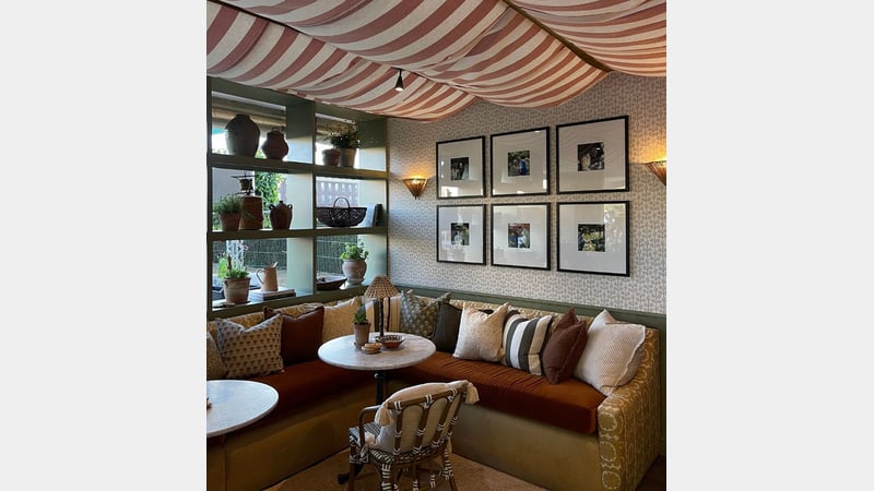 Jojo Barr of House Nine Design created a space for Project Giving Back