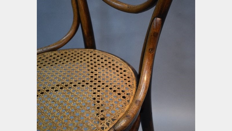 Figure 5: split bentwood joints were re-glued