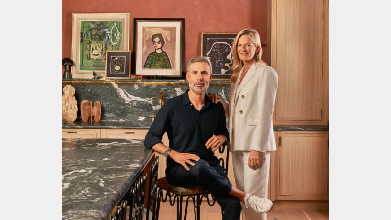 Romanos Brihi and Venetia Rudebeck of Studio Vero - Credit:Milo Brown