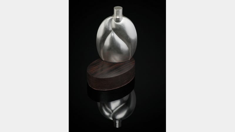 Abigail Brown, 'Grain' Whiskey Flask & Stand