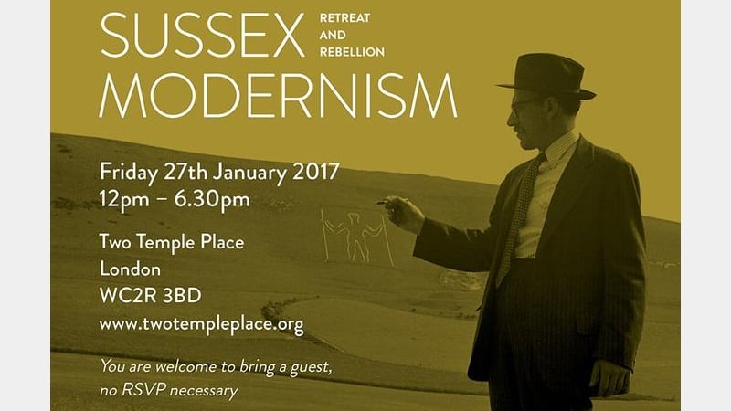 Saul Steinberg puts the finishing touches to Long Many of Wilmington (© Lee Miller)