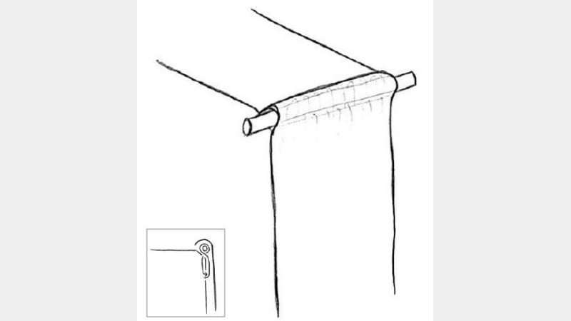 Figure 5: covering material wrapped around the end band