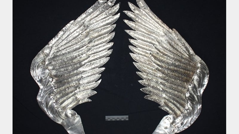 Silver Santo Angel wings from the 18th century, Cultural Museum of Religious Art of Mompox