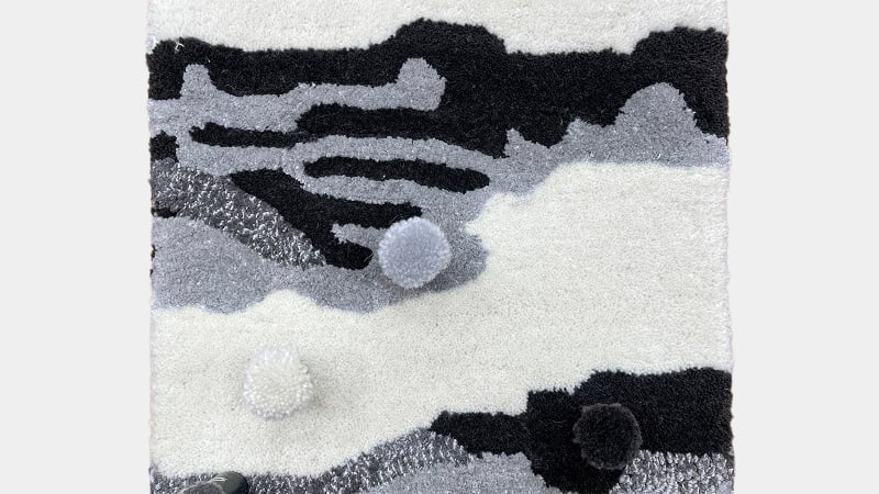 Maríanna Interior Design student, rug design for Jacaranda Carpets