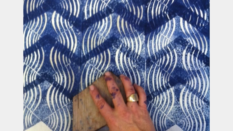 Hand block-printing with natural dyes with Sarah Burns, 18-21 May