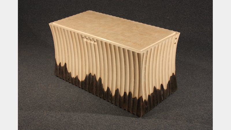 Tom Kealy Tutors work Scorched Fluted Chest