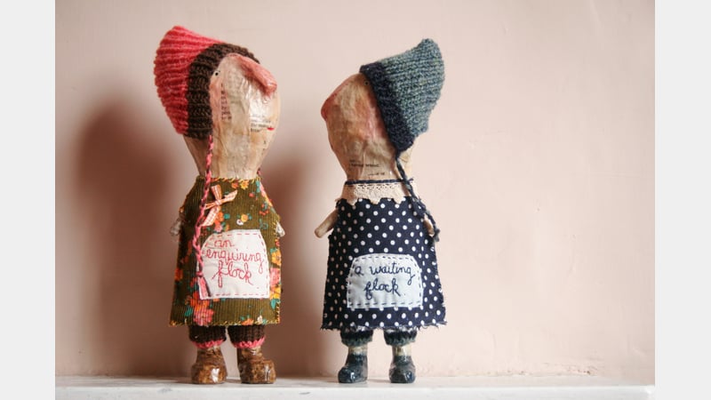 Julie Arkell Papier mache creatures