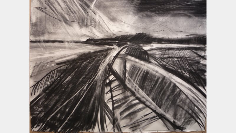 Christopher Baker Charcoal drawing