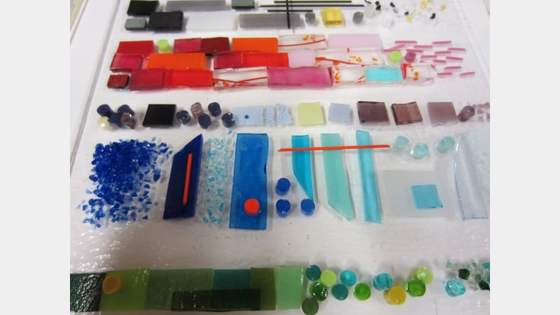 Katrina Beattie 2015 Glass fusion technique