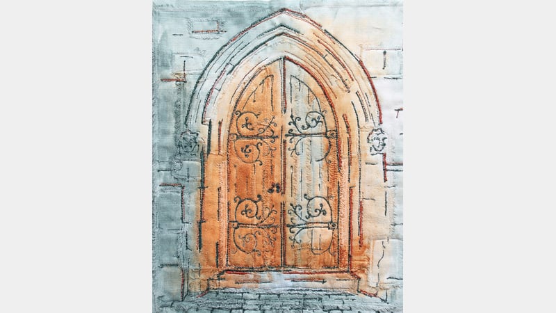 Wendy Dolan Arundel Doorway textile image 