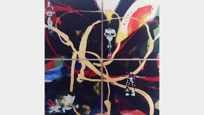 Work by Melanie Rose at West Dean College of Arts and Conservation