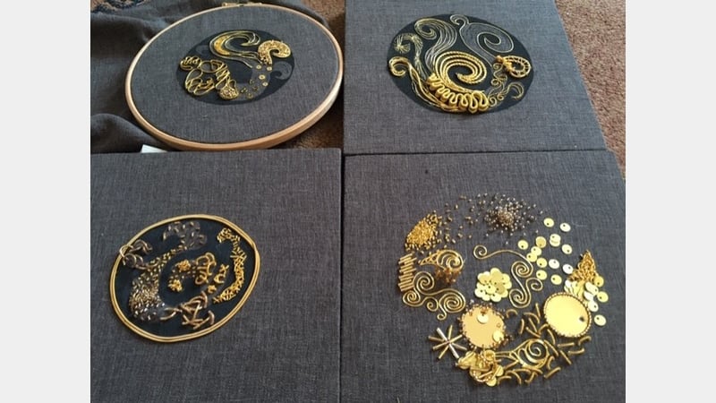 Hanny Newton: Goldwork and Beading, 3