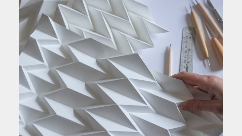 Kate Colin - Paper folding process