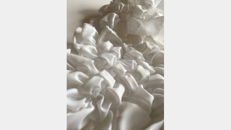 Making a Shibori Textured Scarf