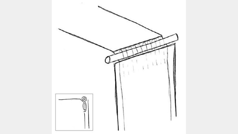 Figure 4: covering material trimmed off at the spine