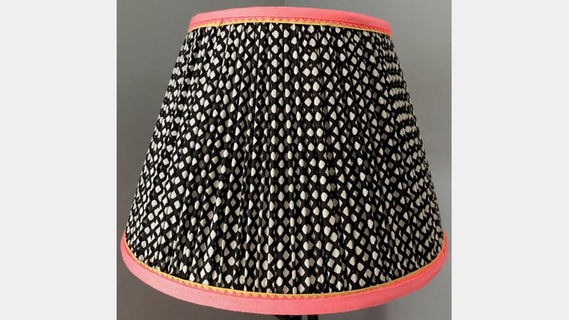 Eloise Scotland, gathered lampshade