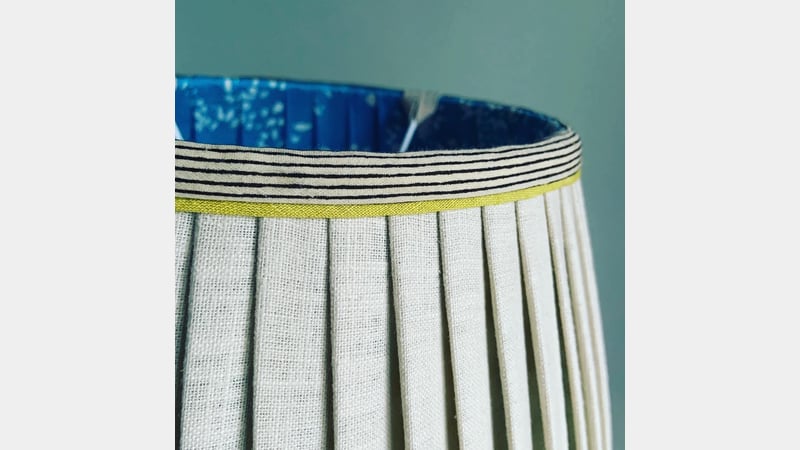 Eloise Scotland pleated lampshade