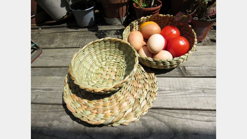 John Page, mat and bowl