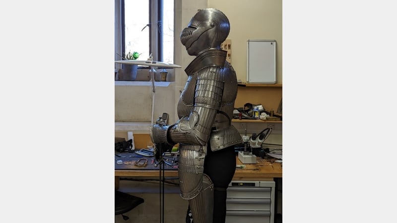 Figure 12. Side view of the completed armour.