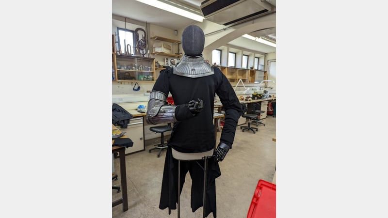 Figure 10. Starting to pad out the mannequin.