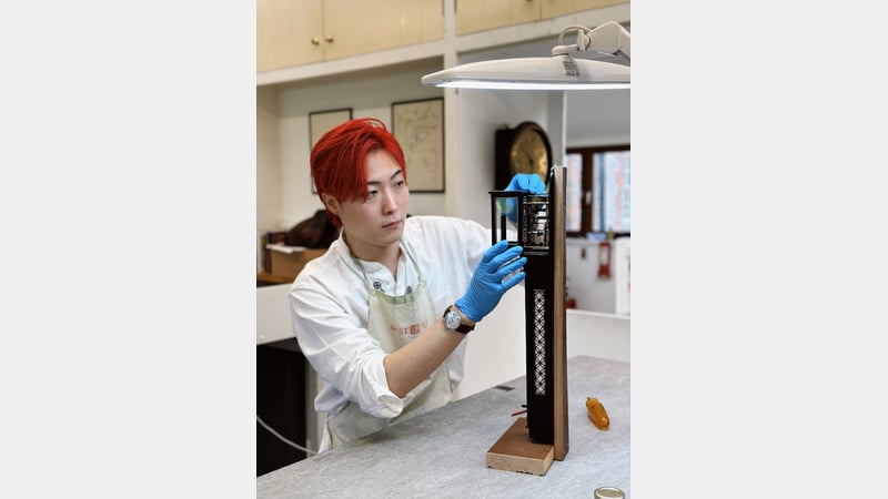 Japanese clock conservation project
