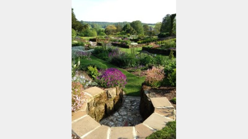 Sunken Garden at West Dean, West Sussex