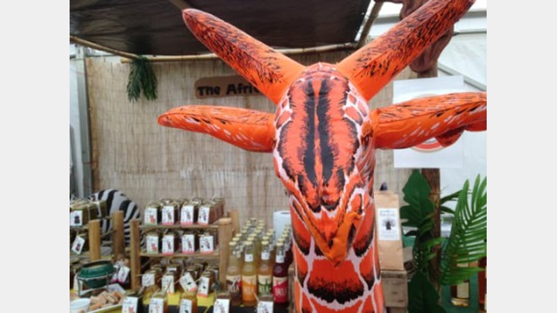 The African Chef's stall at the Chilli Fiesta
