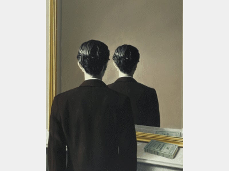 Edward James Portrait by Magritte