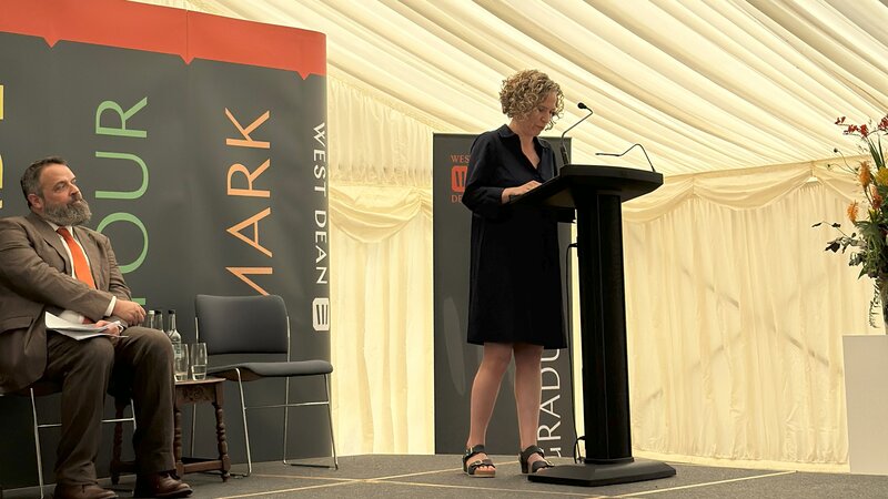 Chief Executive and Principal, Professor Anna Gough-Yates kicking off graduation with a welcome speech