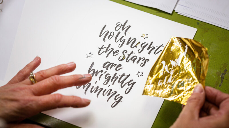 Christmas Calligraphy Workshop and Festive Lunch