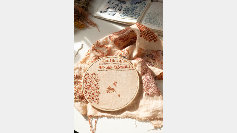 Sophie Bowen's studio. Anna Clark photography
