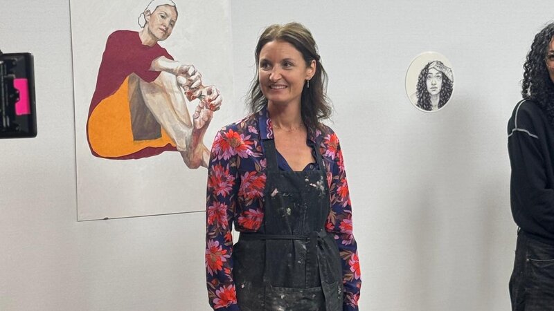 Lizzie Patterson on Portrait Artist of the Year