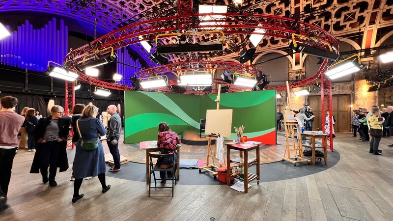 Lizzie Patterson on Portrait Artist of the Year