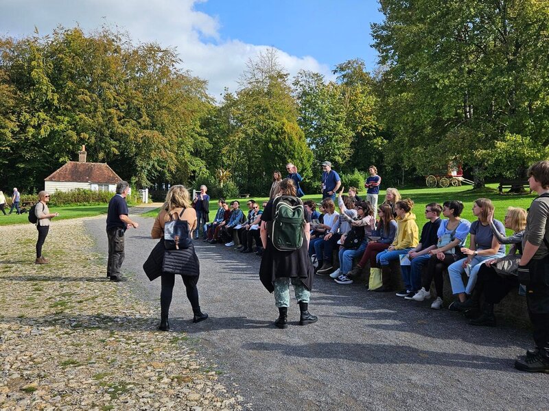 Students at the Weald and Download Museum