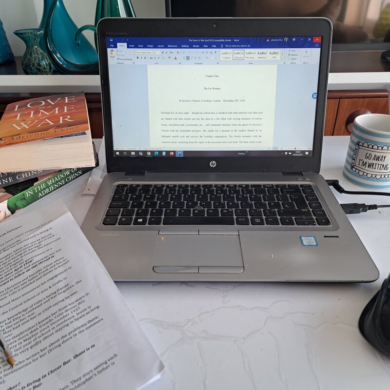 Adrienne's writing desk