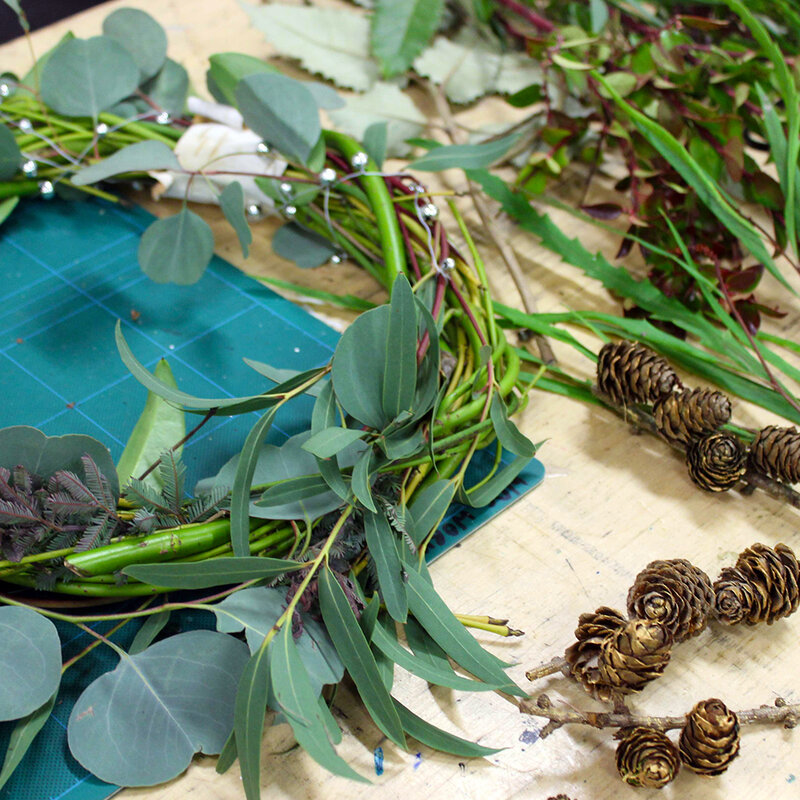 Christmas Wreath Making and Festive Lunch at West Dean